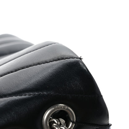 Saint Laurent Calfskin Y Quilted Monogram Medium Loulou Chain Satchel Black 10 of 10