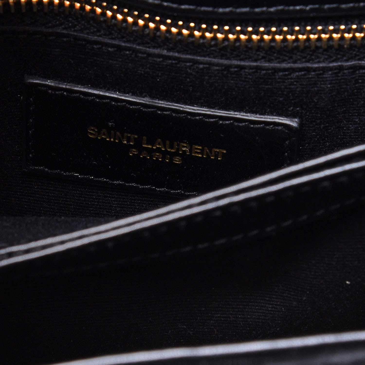 Saint Laurent Velvet Y Quilted Monogram Toy Loulou Chain Satchel French Black 7 of 12