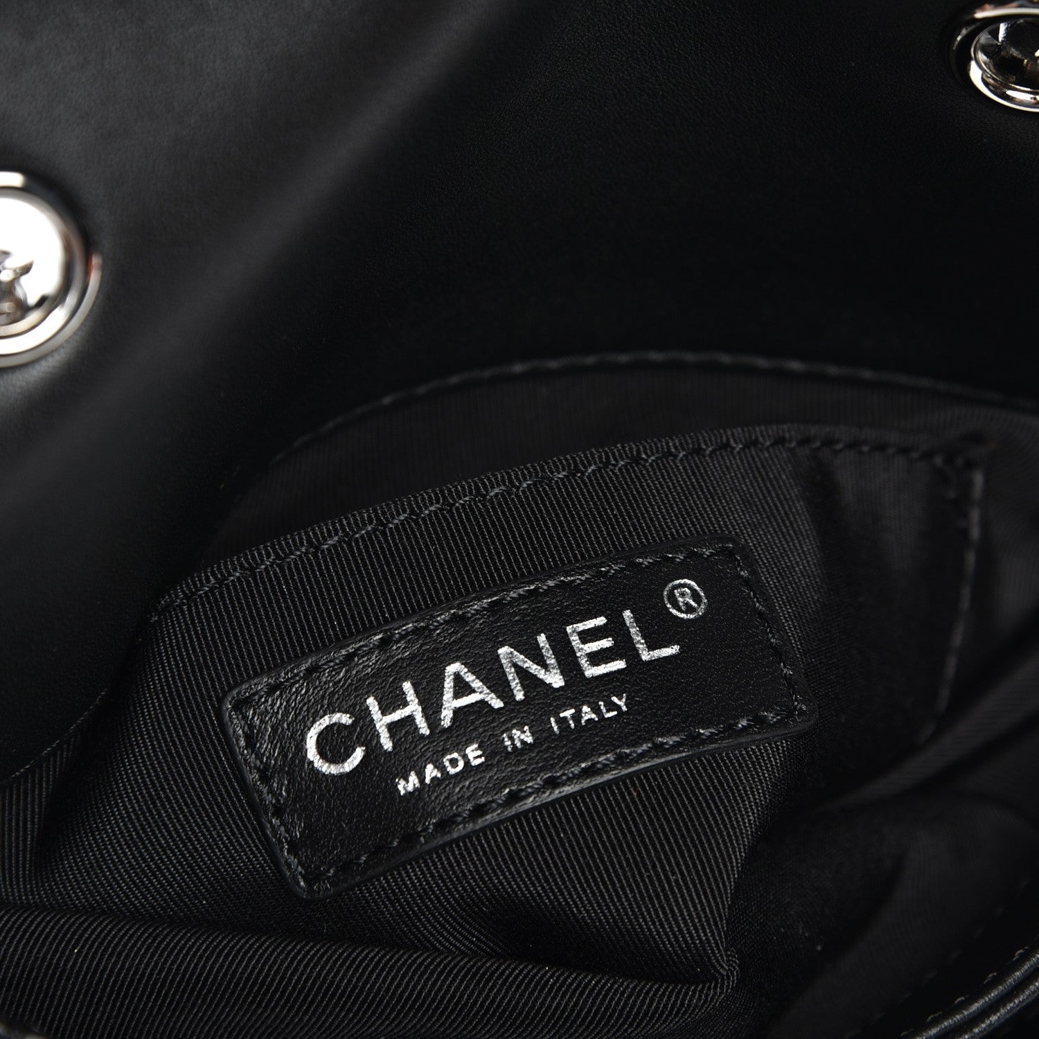 Chanel Calfskin Mini Tramezzo Flap Black 6 of 7