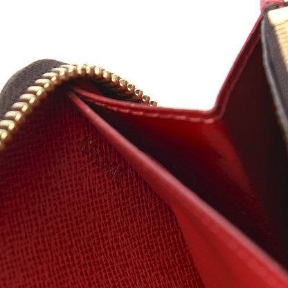 Louis Vuitton Damier Ebene Clemence Wallet Cherry 7 of 7