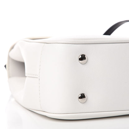 Burberry Trench Calfskin Medium DK88 Top Handle Bag Chalk White 6 of 11