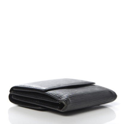 Louis Vuitton Epi Elise Wallet Black 4 of 7