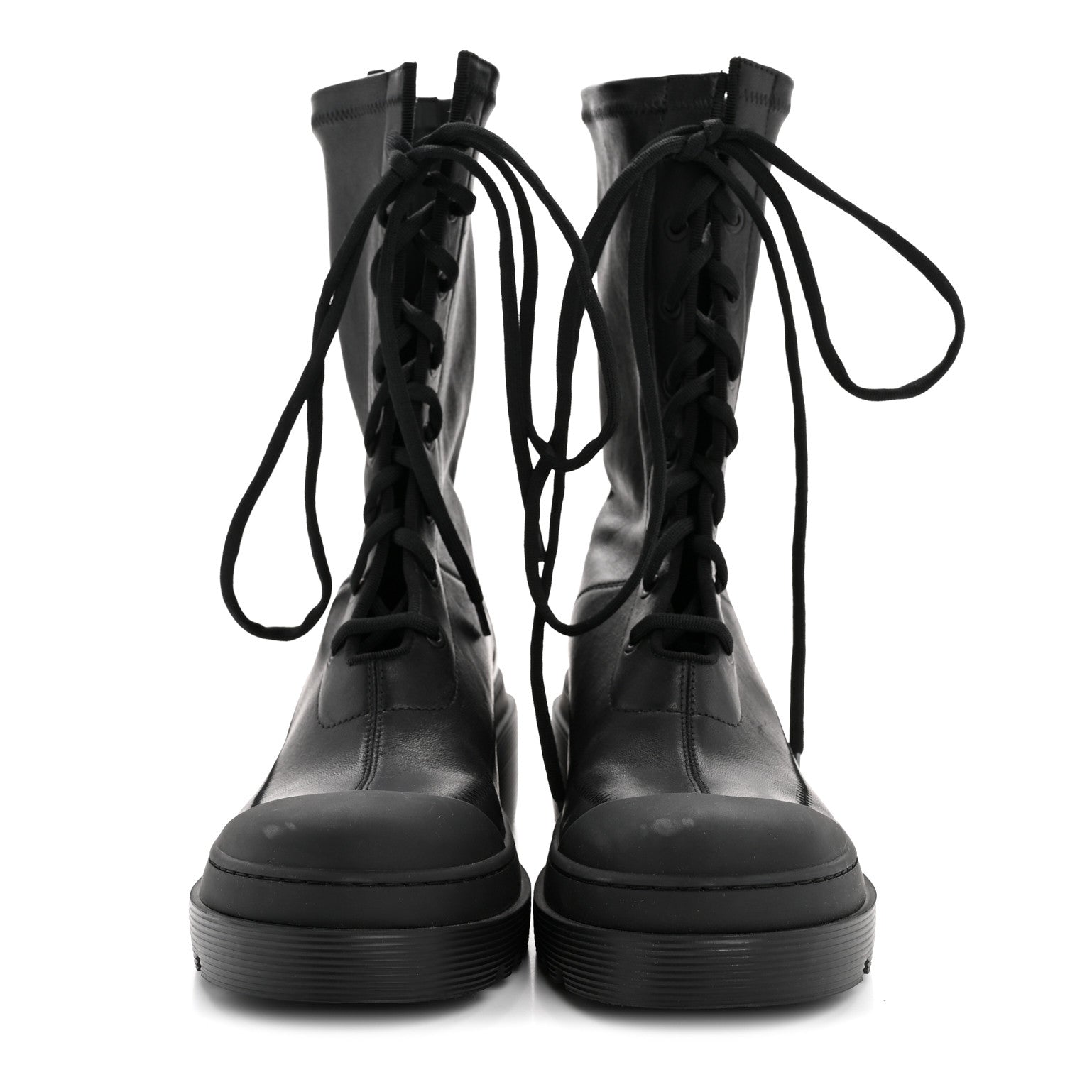 Christian Dior Nappa Stretch Dior Arcade Boots 38 Black 1817809
