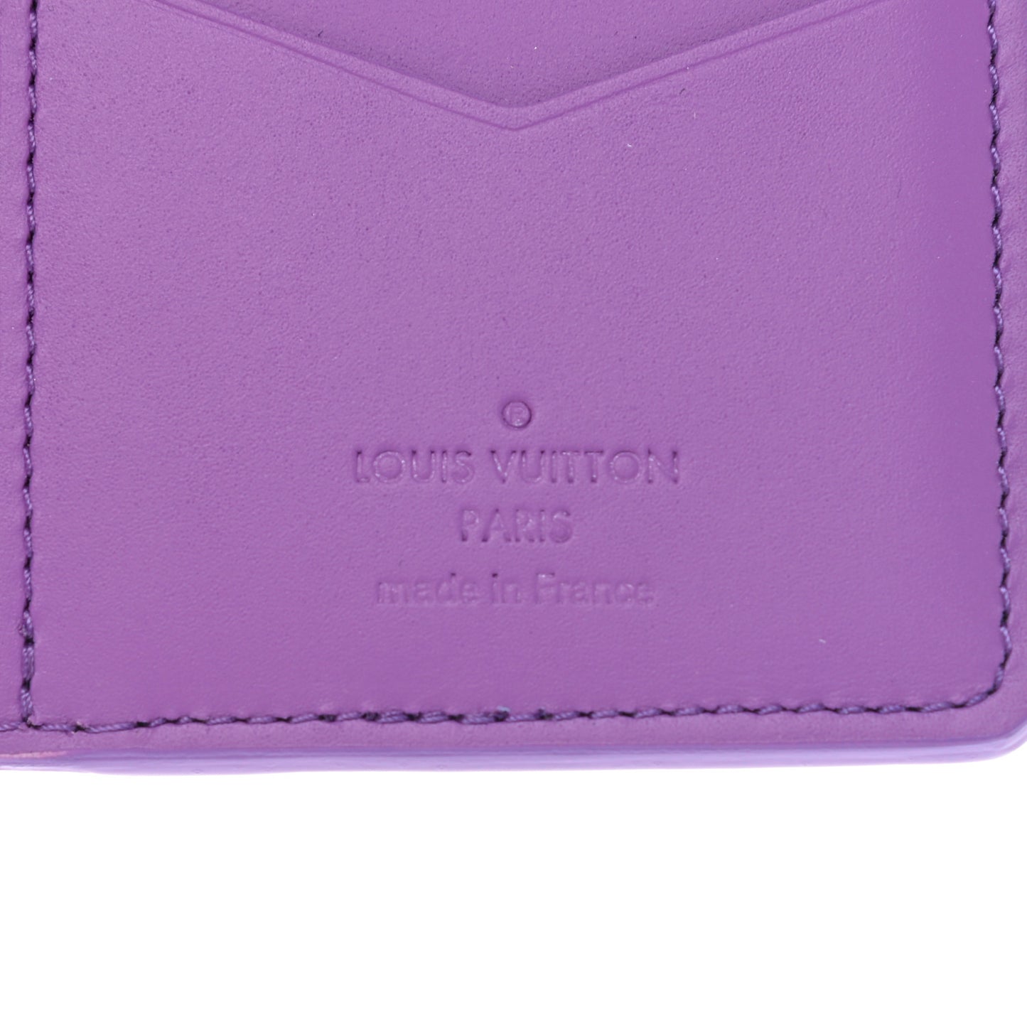 Taurillon Monogram Pocket Organizer Violet
