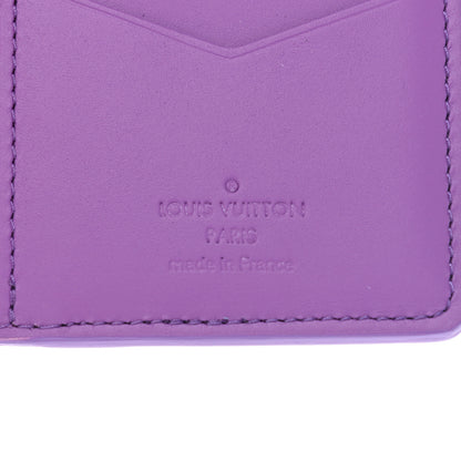 Louis Vuitton Taurillon Monogram Pocket Organizer Violet 6 of 8