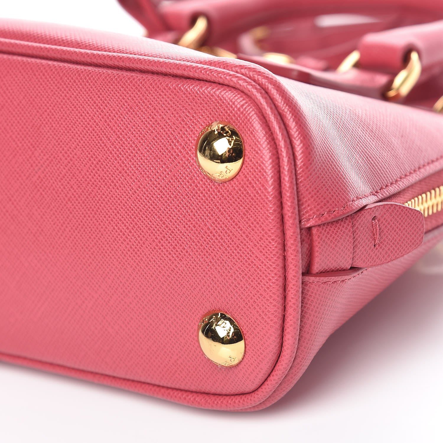 Prada Saffiano Lux Mini Promenade Tote Peonia 7 of 10