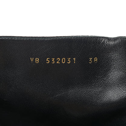 Saint Laurent Suede Joplin 50 Buckle Booties 38 Black 8 of 8