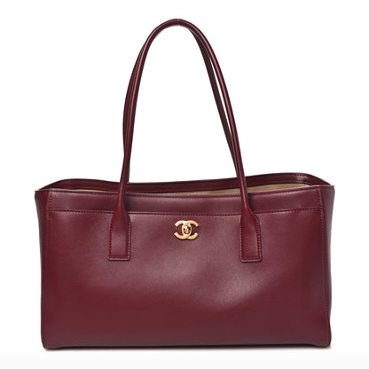 Chanel Calfskin Archetype Small Shopping Tote Dark Burgundy 1 of 10