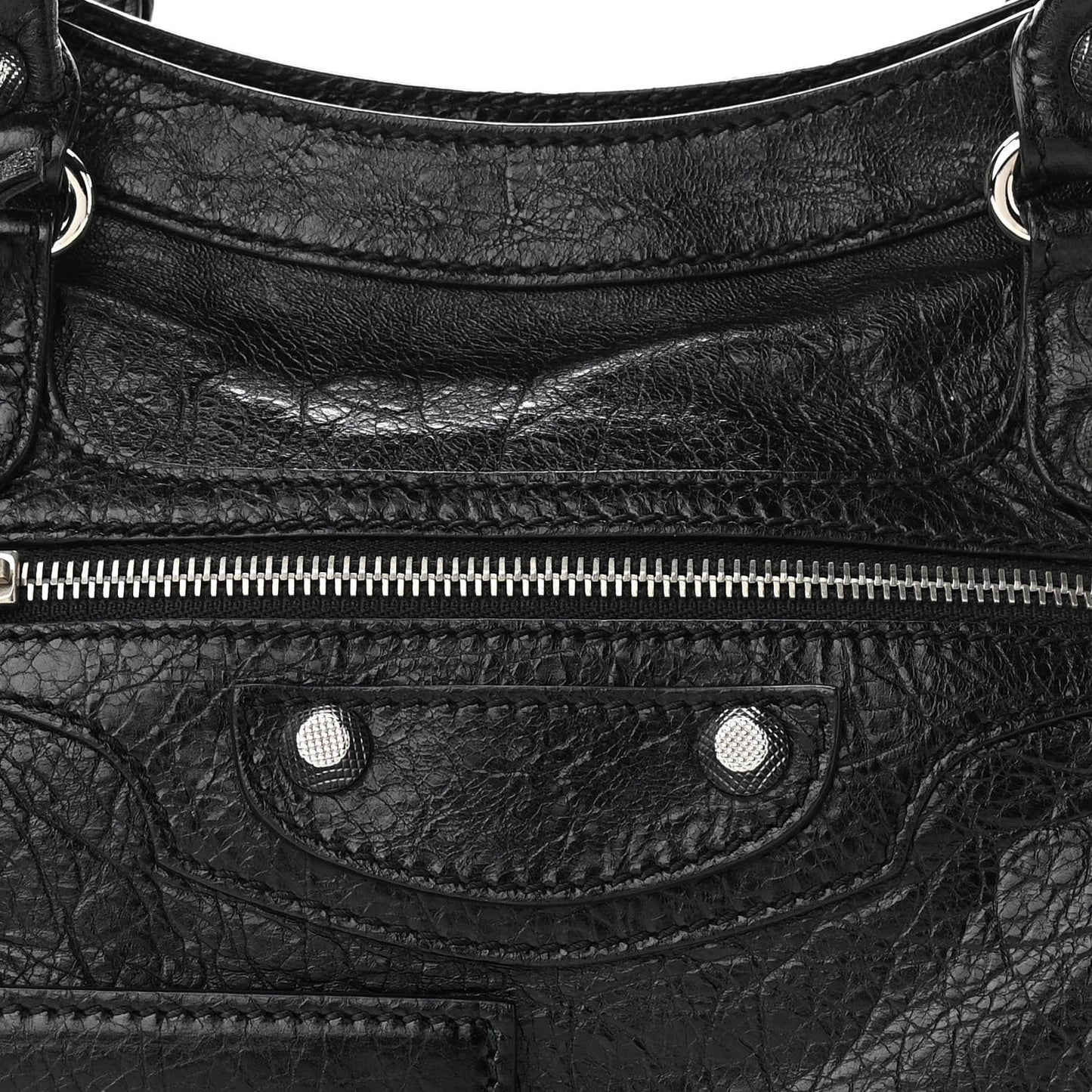 Agneau Giant 12 Silver Hardware City Black