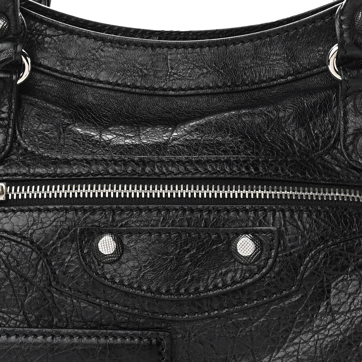 Balenciaga Agneau Giant 12 Silver Hardware City Black 8 of 11