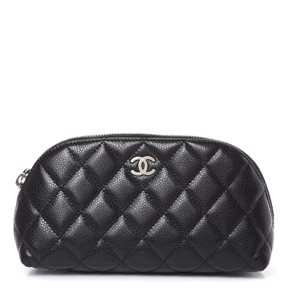 Chanel Caviar Quilted Cosmetic Case Black 1 of 12