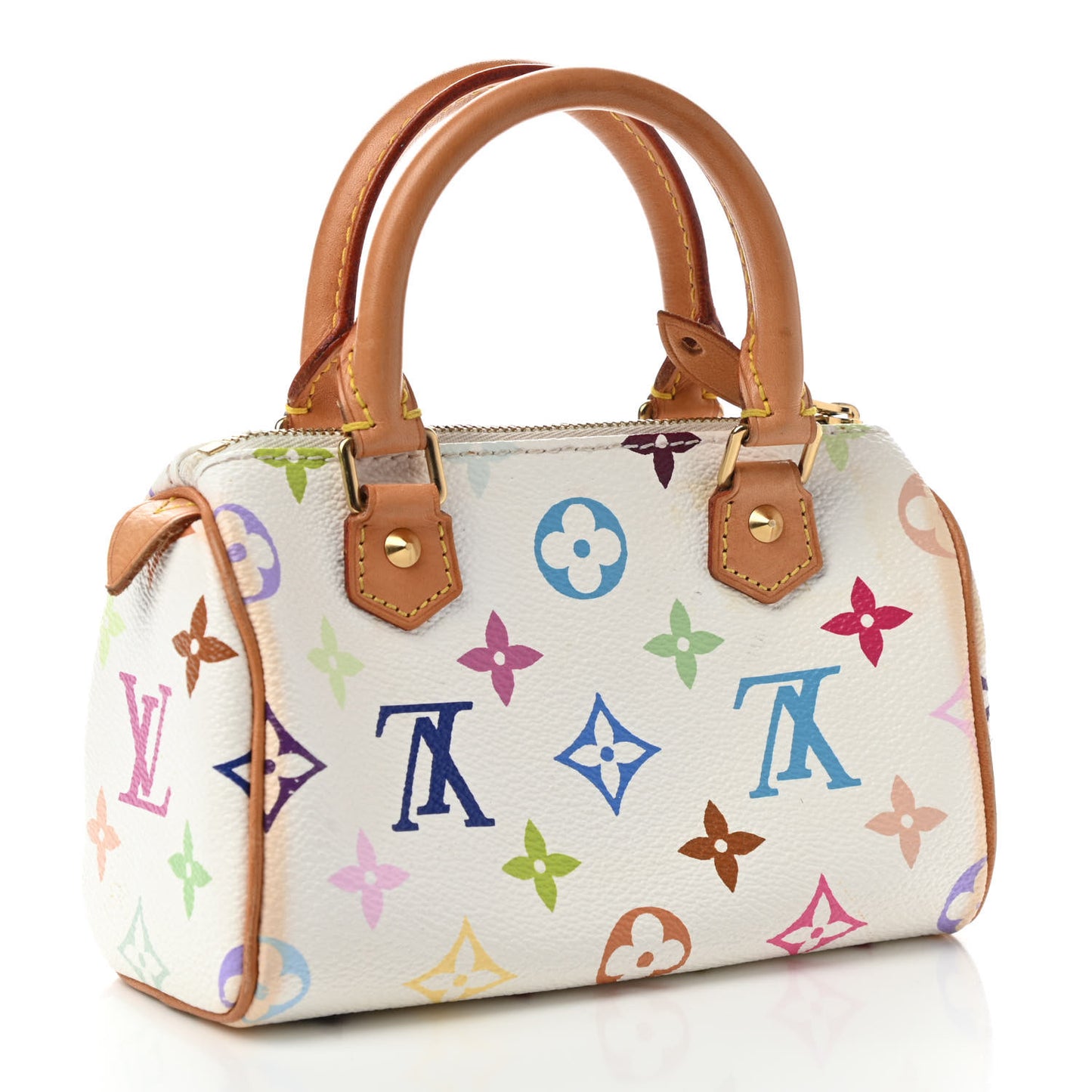Monogram Multicolor Mini Sac HL Speedy White