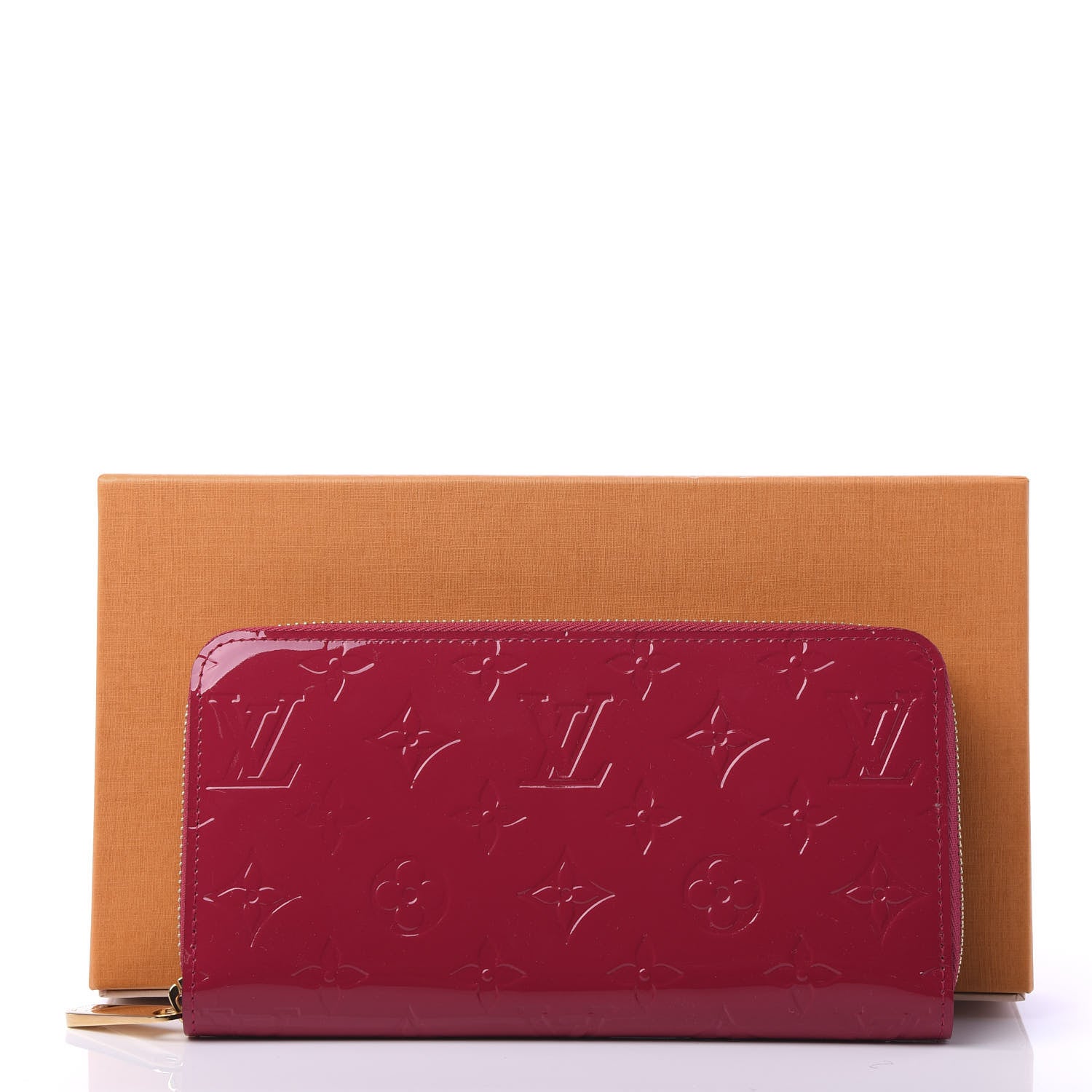 Louis Vuitton Vernis Zippy Wallet Fuchsia 9 of 9