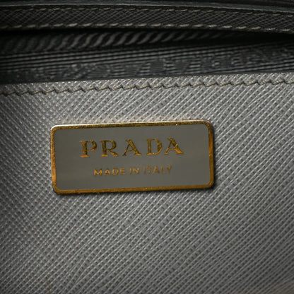 Prada Saffiano Medium Galleria Double Zip Tote Marmo 6 of 9
