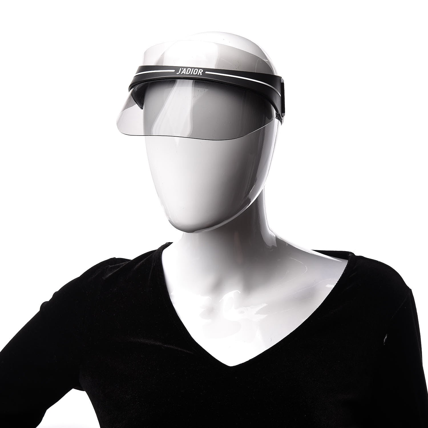 Christian Dior Mirrored DiorClub1 Sun Visor Black 2 of 6