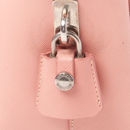 Prada Saffiano Lux Bowler Petalo 8 of 11