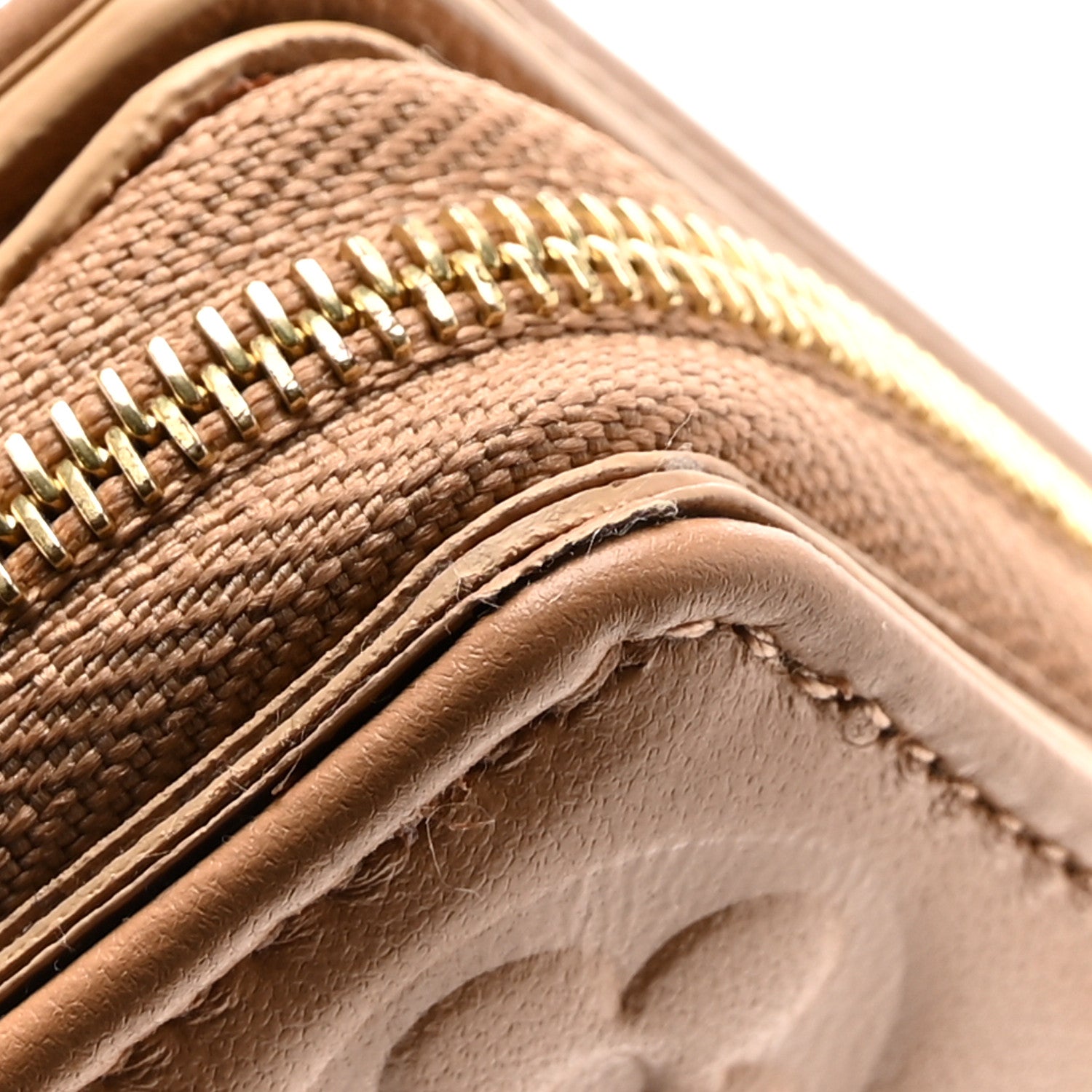 Louis Vuitton Lambskin Embossed Monogram Lou Coussin Wallet Camel 7 of 7