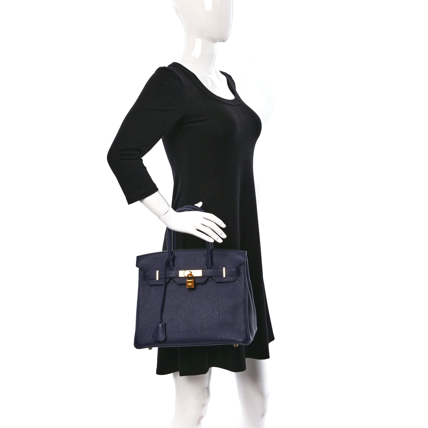 Togo Birkin 30 Bleu Encre