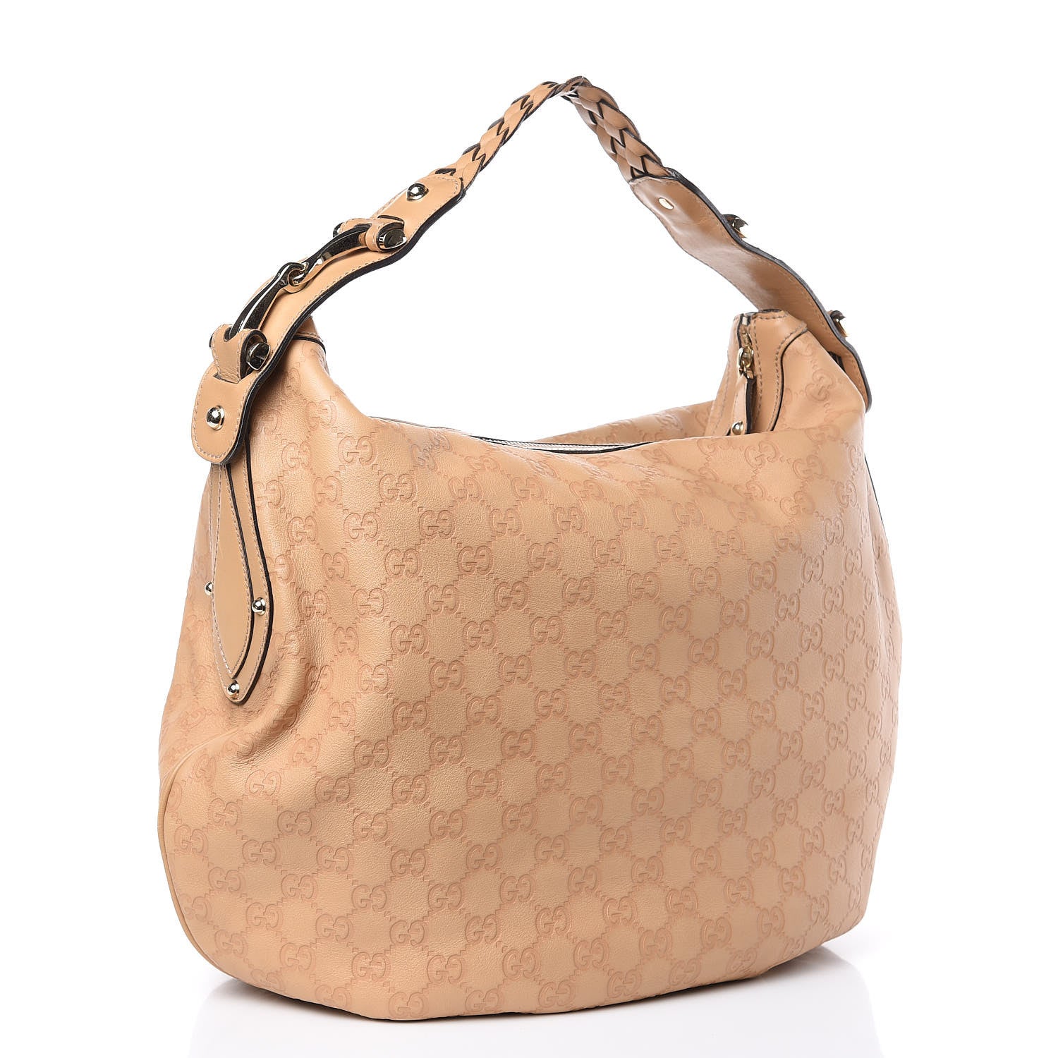 Gucci Guccissima Medium Pelham Hobo Beige 3 of 13