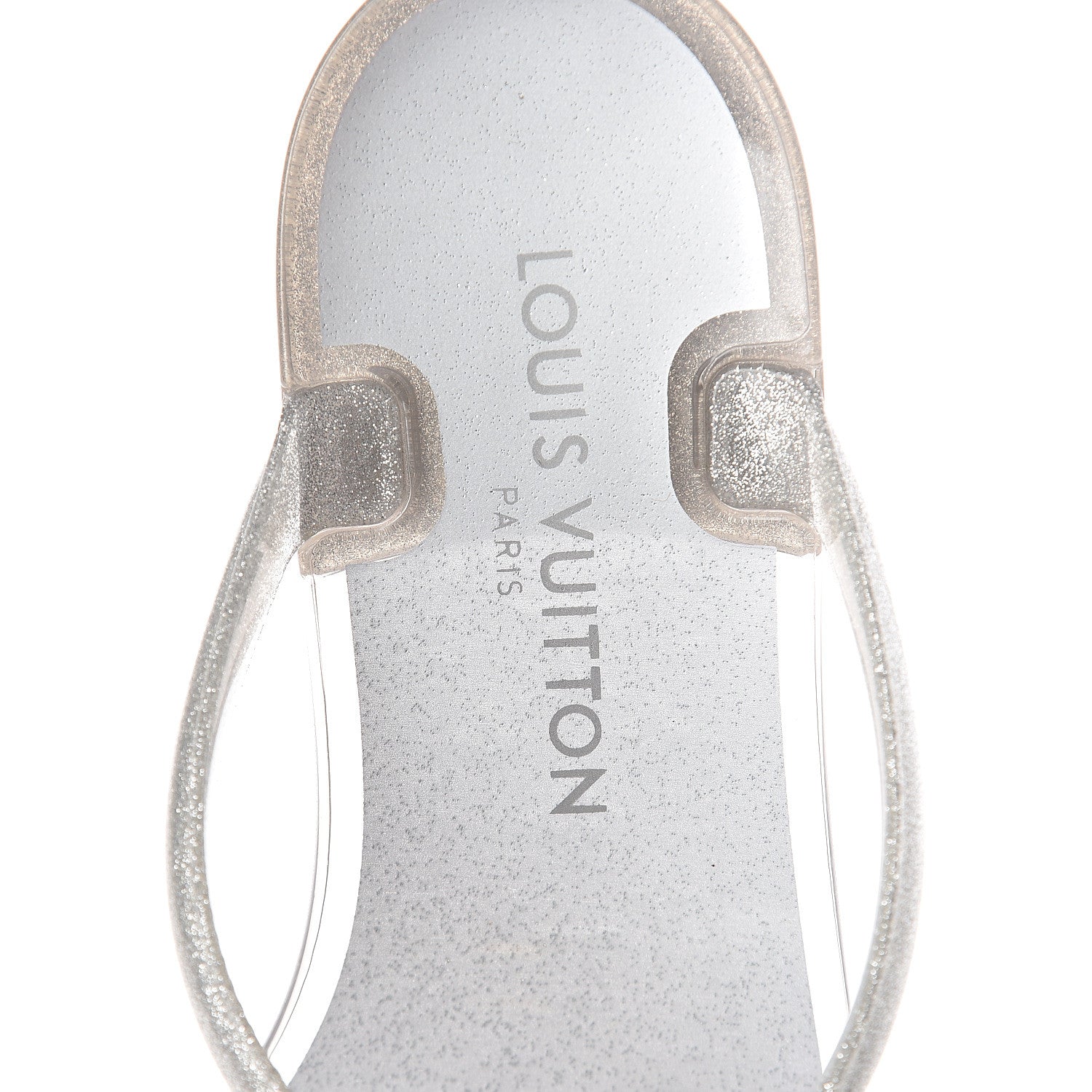 Louis Vuitton Patent Seastar Thong Sandals 36 Silver 5 of 7