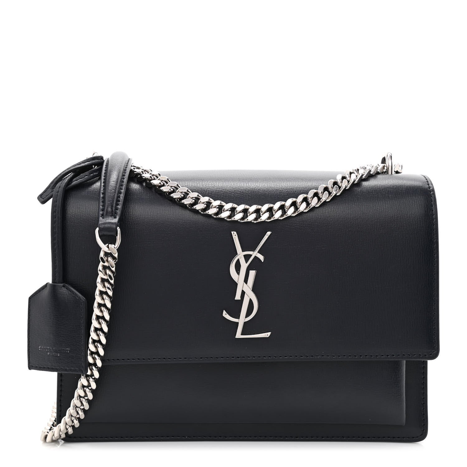 Saint Laurent Calfskin Medium Monogram Sunset Navy 1 of 10
