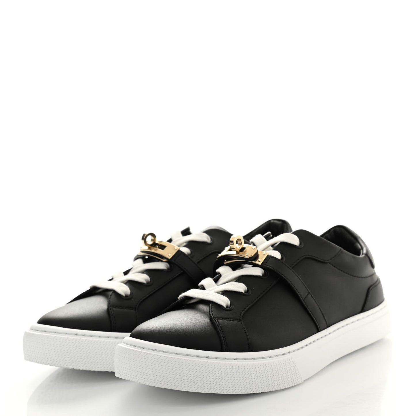 Calfskin Day Sneakers 38 Black