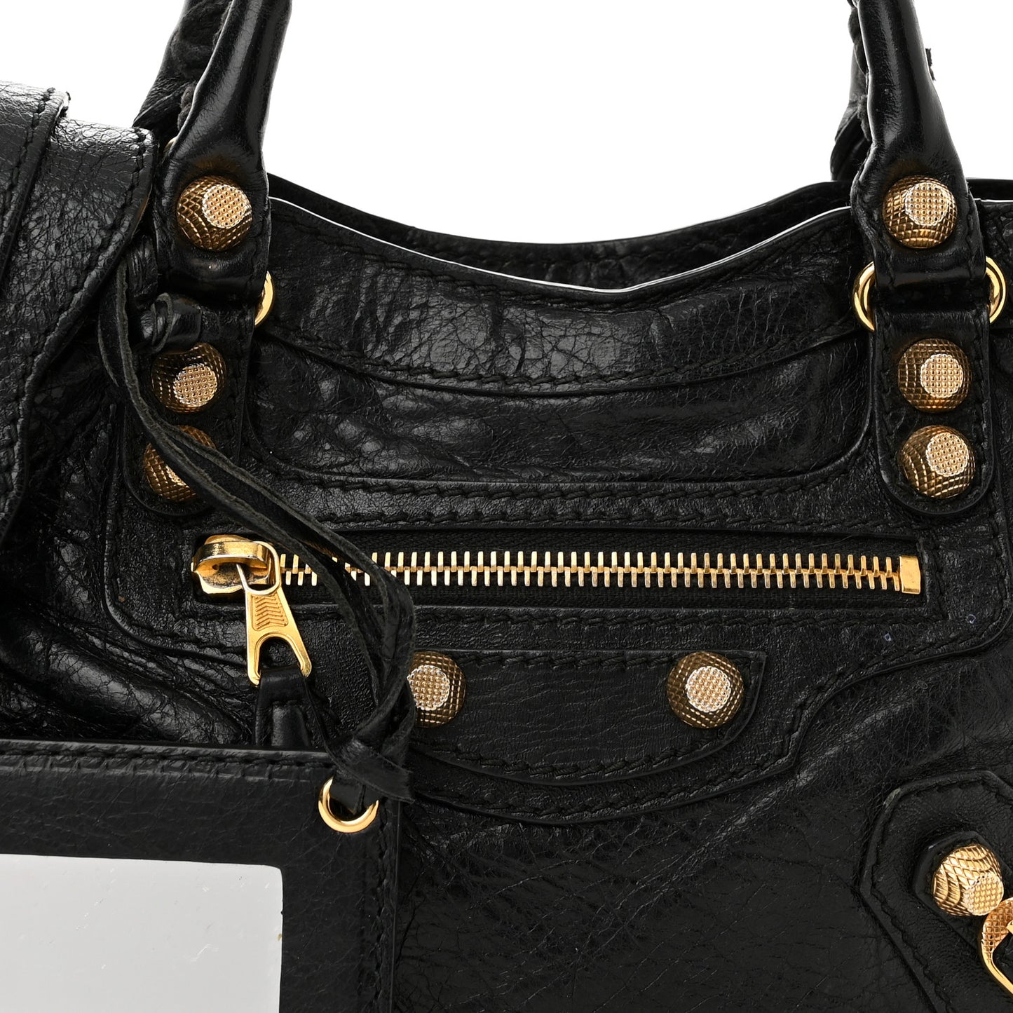 Agneau Giant 12 Gold Hardware Mini City Black