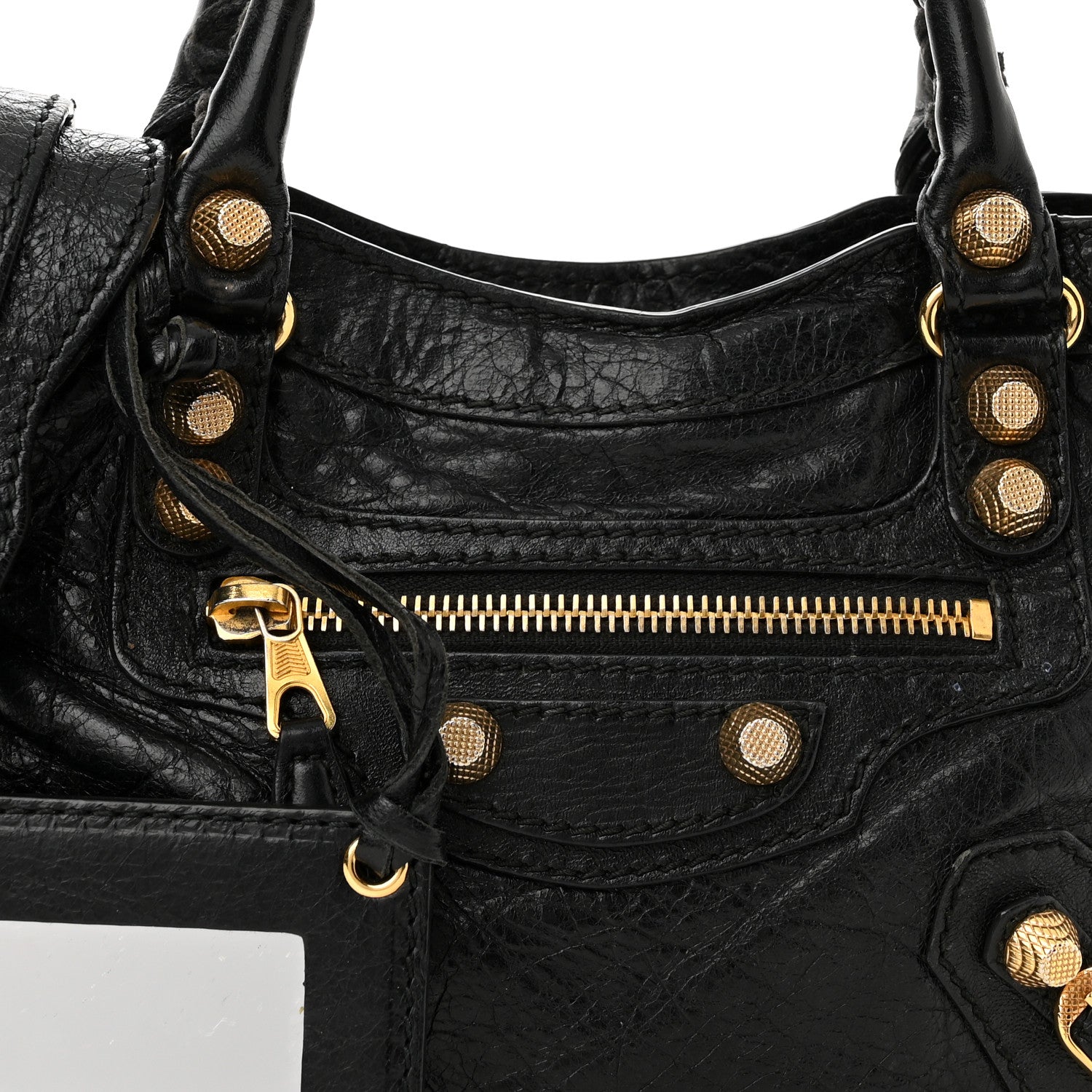 Balenciaga Agneau Giant 12 Gold Hardware Mini City Black 8 of 10