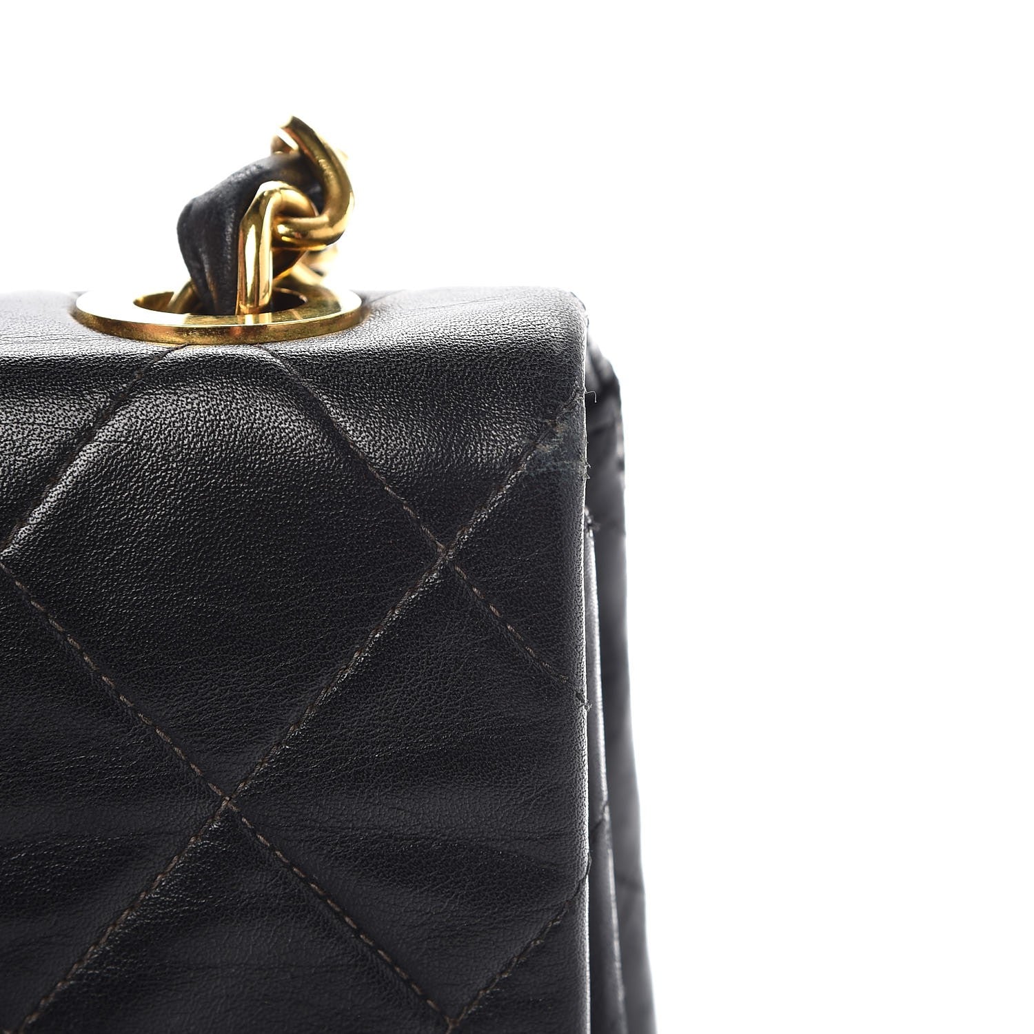 Chanel Lambskin Quilted XL Jumbo Single Flap Black 15 of 15