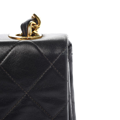 Chanel Lambskin Quilted XL Jumbo Single Flap Black 15 of 15