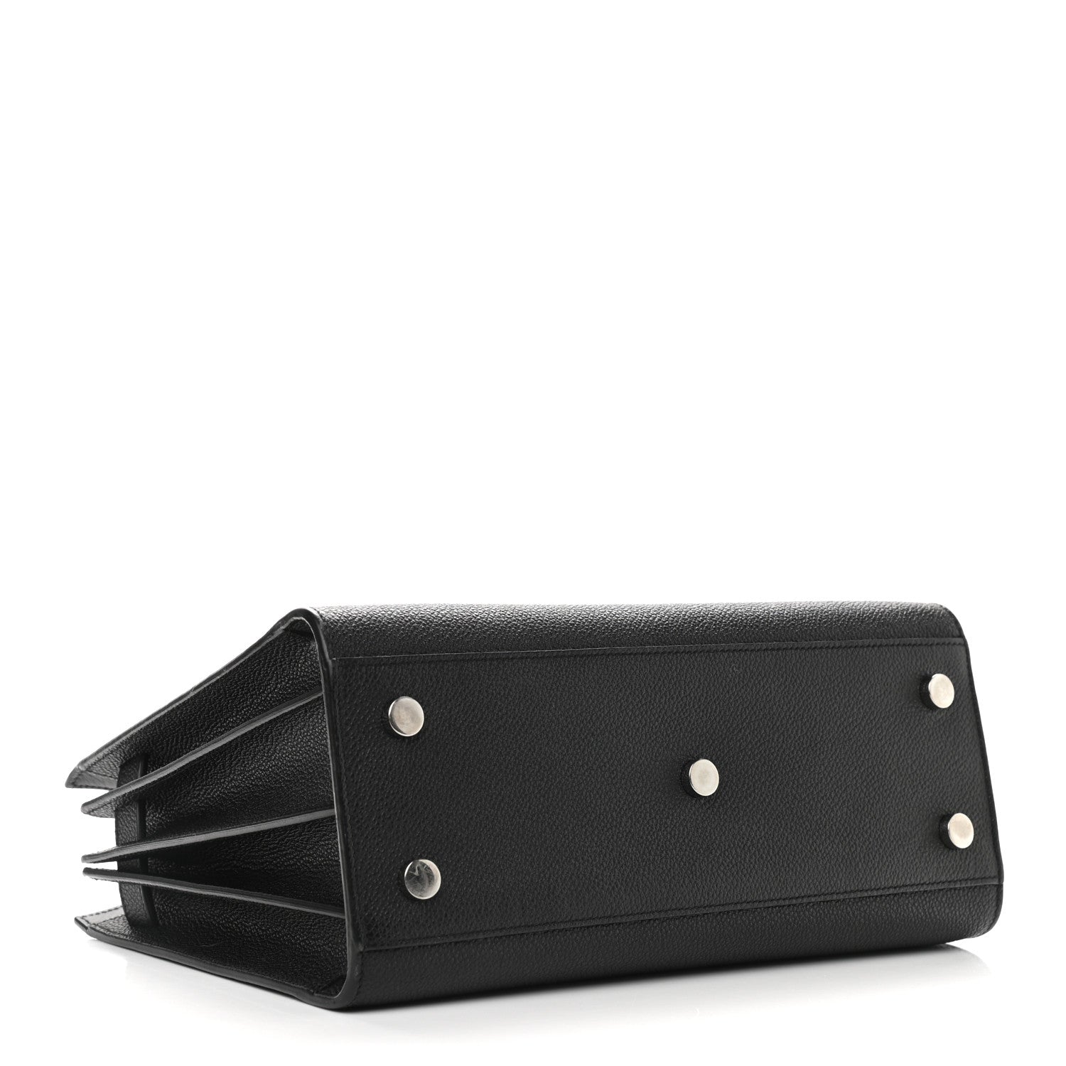 Saint Laurent Grained Calfskin Baby Sac De Jour Black 4 of 8