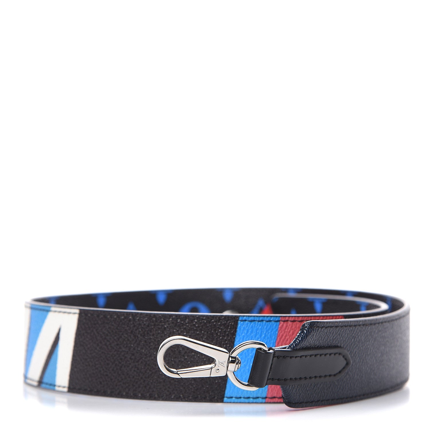 Louis Vuitton Canvas Bandouliere Shoulder Strap Black Bleu Digital 1 of 4