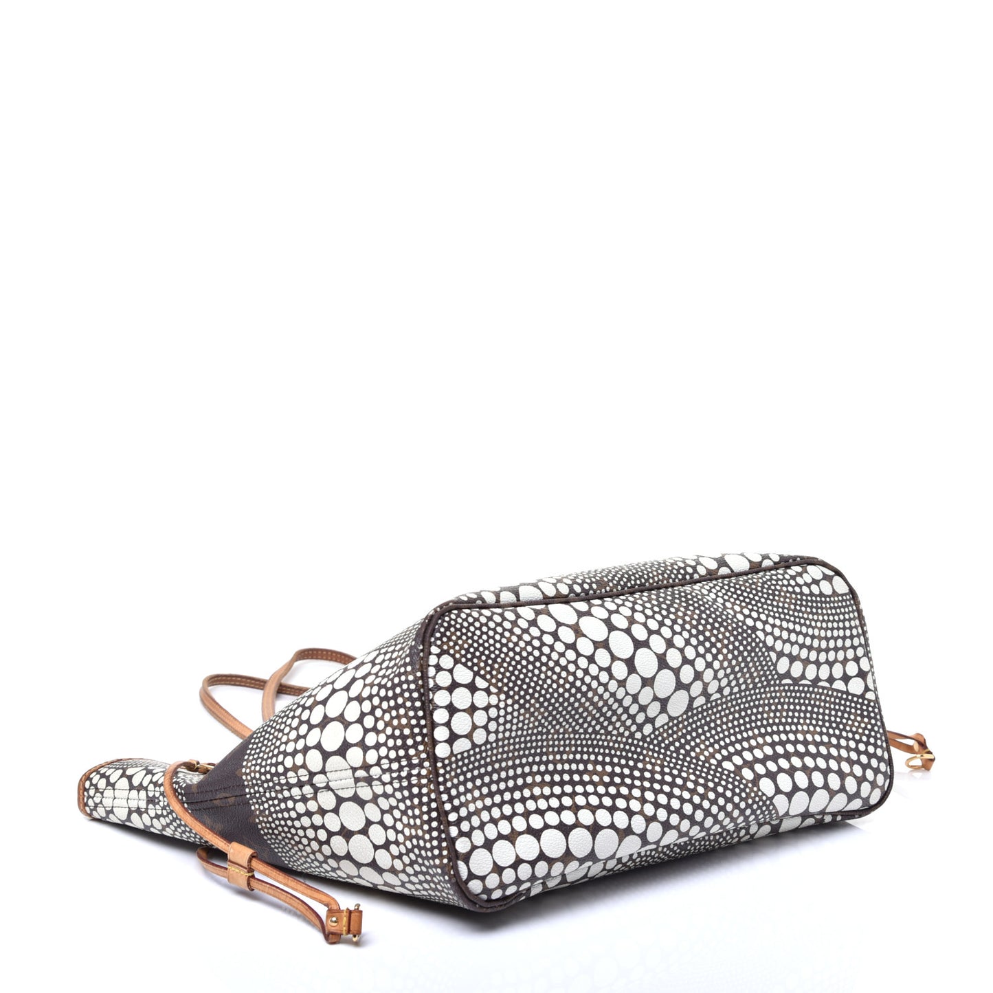 Monogram Kusama Waves Neverfull MM White