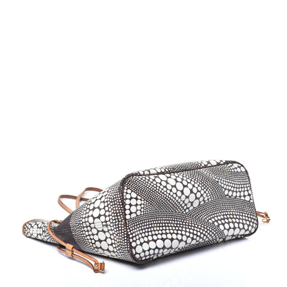 Louis Vuitton Monogram Kusama Waves Neverfull MM White 4 of 8