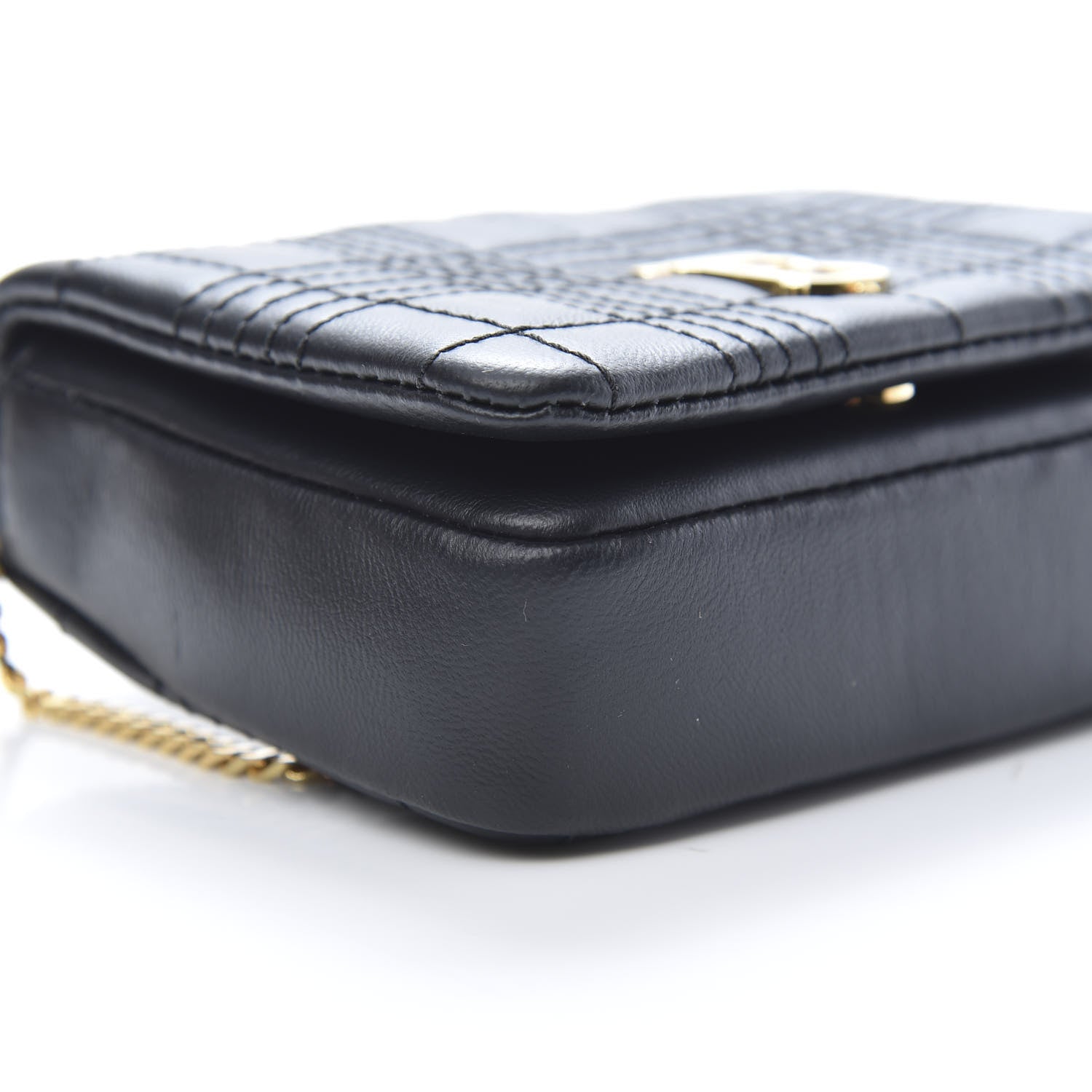Burberry Lambskin Quilted Micro Lola Bag Black 8 of 10