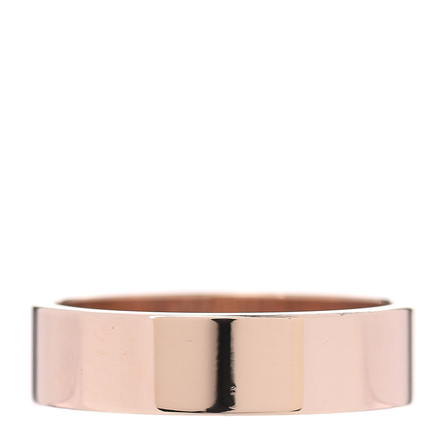 Hermes 18K Rose Gold Diamond PM Collier De Chien Ring 53 6.5 3 of 4