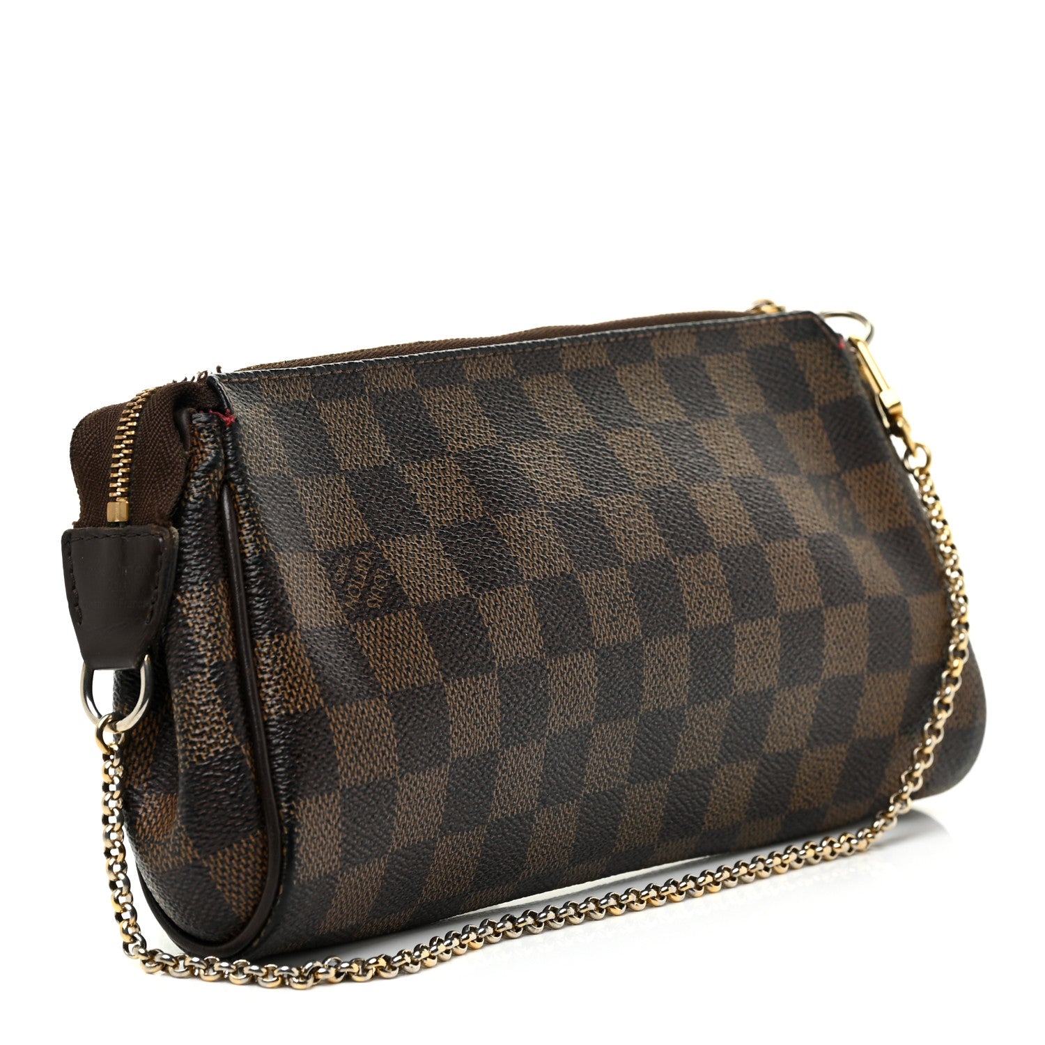 Louis Vuitton Damier Ebene Eva Clutch 2 of 23