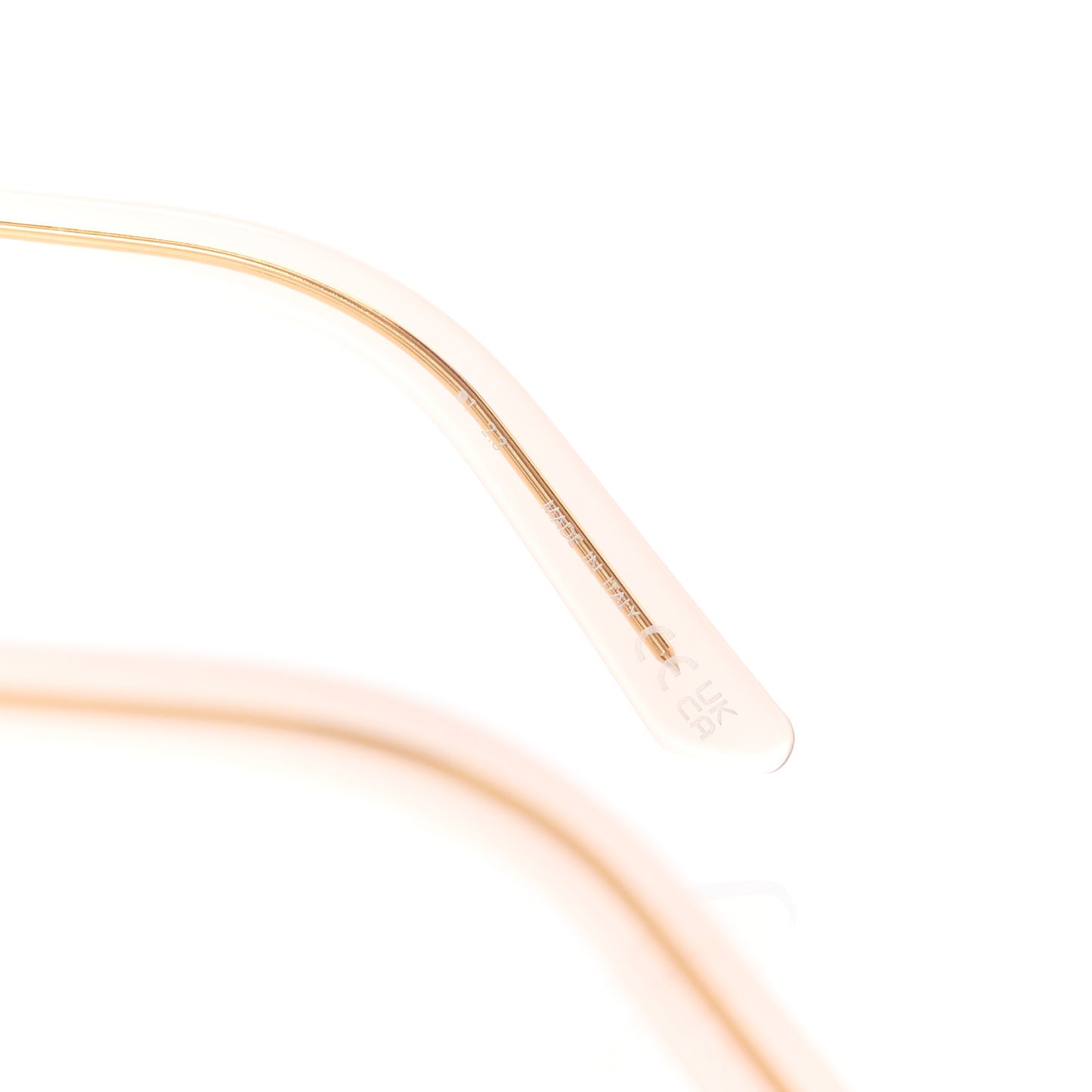 Acetate Diorsignature S10F Square Sunglasses Transparent Pink