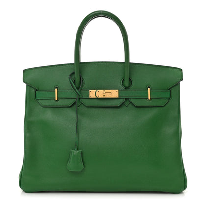 Hermes Courchevel Birkin 35 Vert Clair 1 of 11