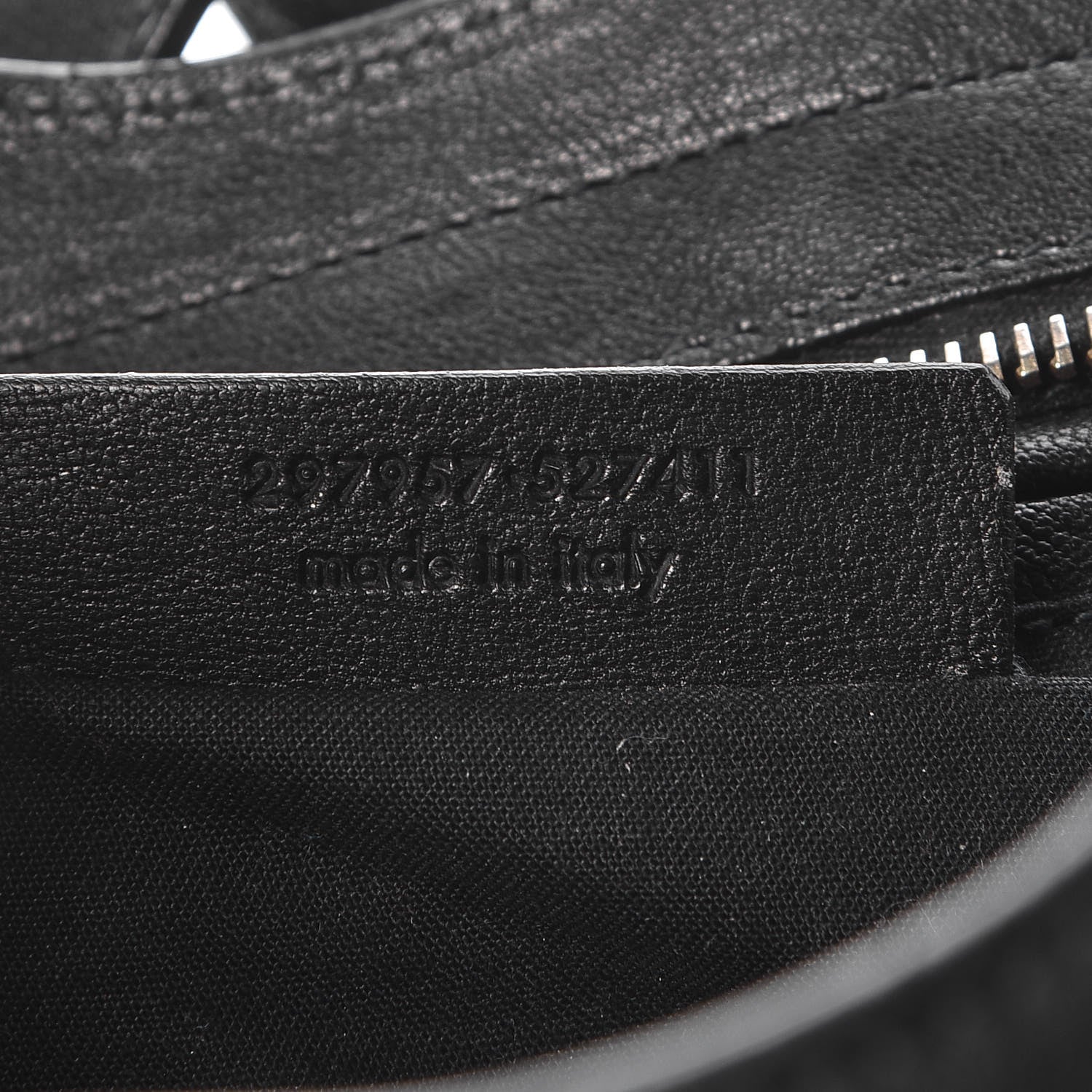 Saint Laurent Sheepskin Small Cabas ChYc Black 8 of 11