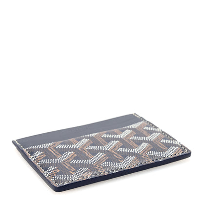 Goyard Goyardine Saint Sulpice Card Holder Navy 4 of 6