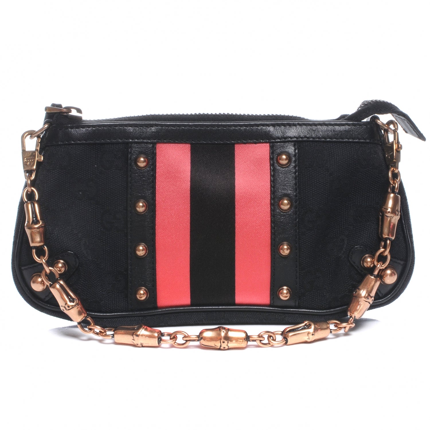 Gucci Monogram Web Clutch Black 3 of 8