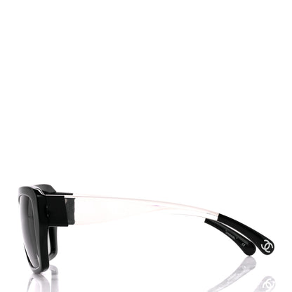 Chanel Acetate Square CC Sunglasses 40988 Black 3 of 8