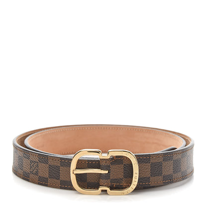 Louis Vuitton Damier Ebene Mini 25mm Belt 85 34 1 of 8