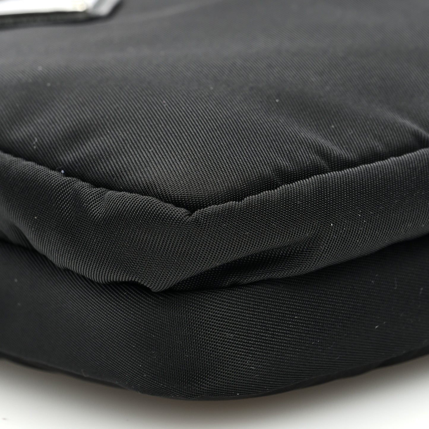 Tessuto Nylon Saffiano Phone Case Crossbody Black