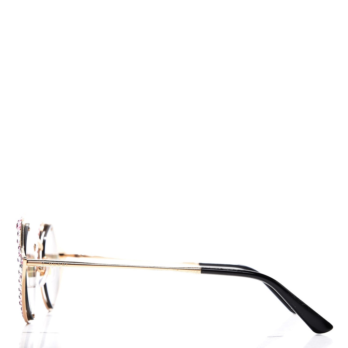 Metal Crystal Cat Eye Sunglasses GG0046S Light Pink