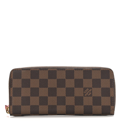 Louis Vuitton Damier Ebene Clemence Wallet 1 of 8