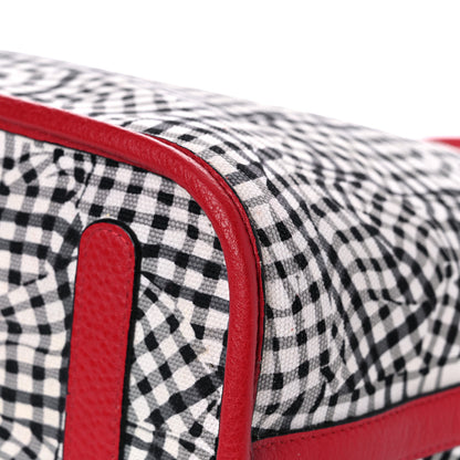 MCM Visetos Medium Liz Reversible Shopper Tote Ruby Red 15 of 19