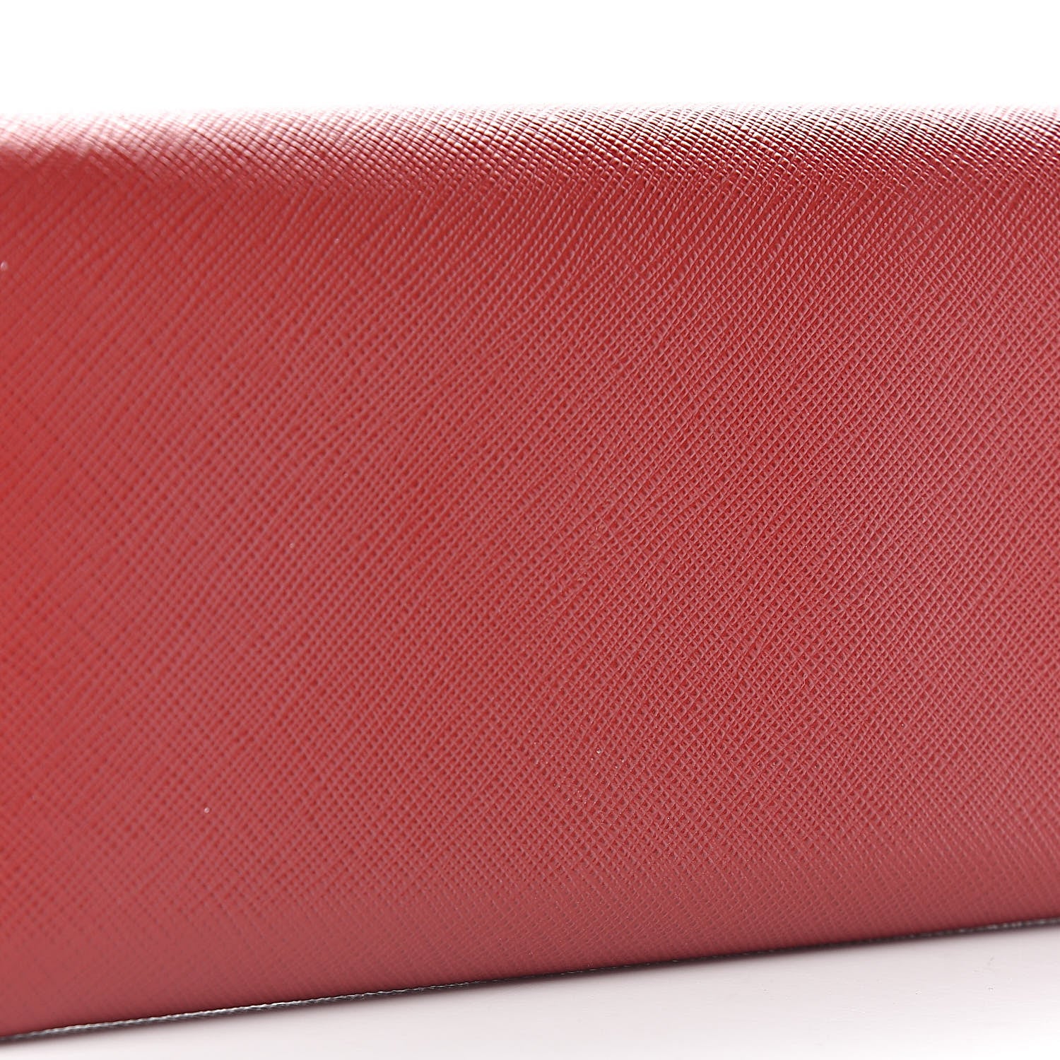 Prada Saffiano Bi Color Wallet on Chain Fuoco Black 15 of 19