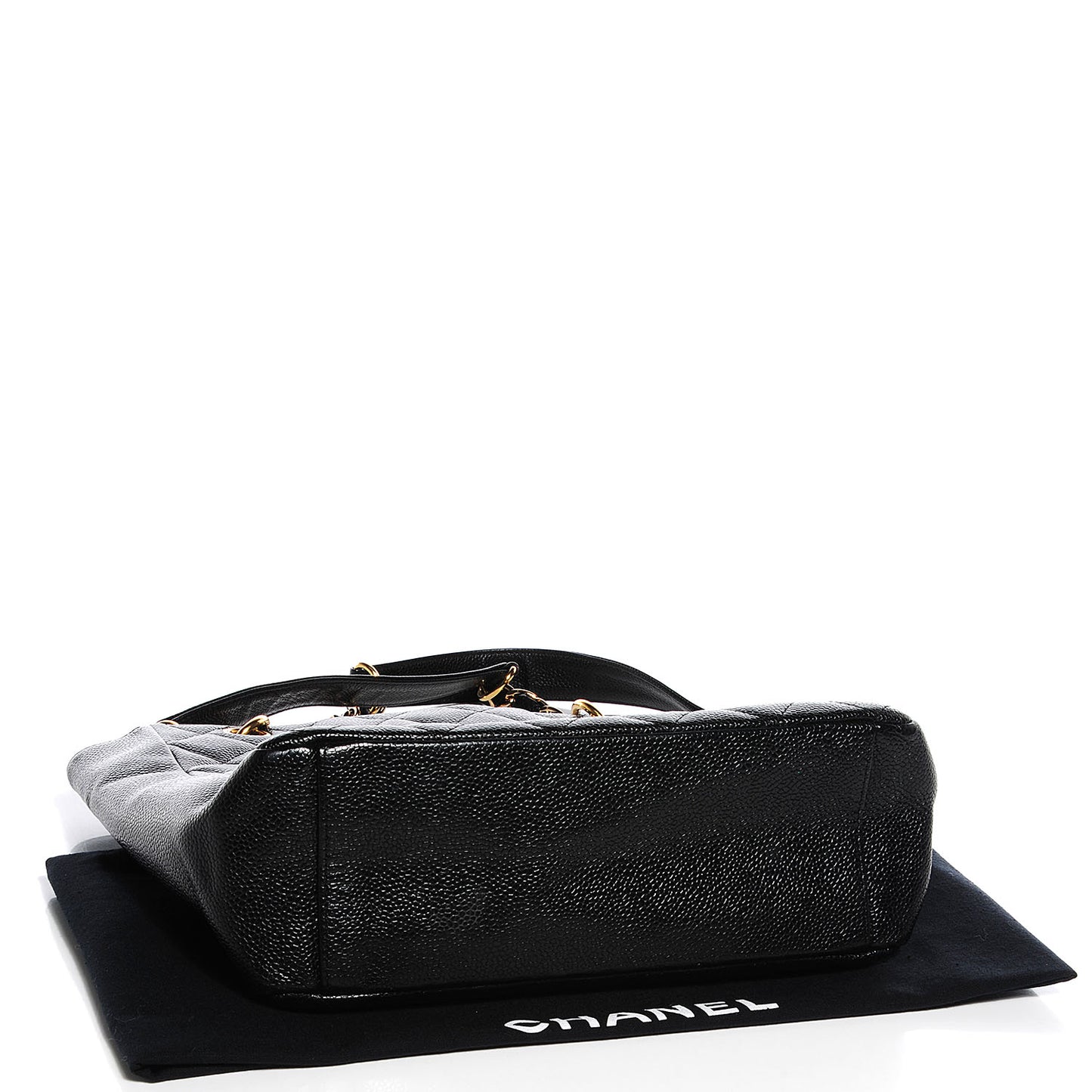 Caviar Petit Shopping Tote PST Black